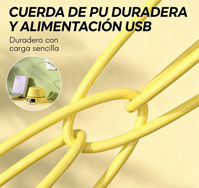 ⏰ ¡Oferta Limitada 50% OFF! 🤸‍♂️ Máquina de Saltar Cuerda Inteligente – Cuenta Saltos, Mejora tu Fitness y Quema Grasa Fácilmente 🔥💪