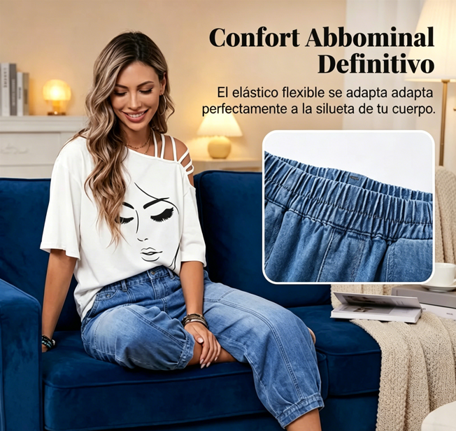 ⏰ ¡Oferta Limitada 50% OFF! 👖 Vaqueros Cortos Holgados con Cintura Elástica para Mujer – Comodidad y Estilo Todo el Día 🌸✨