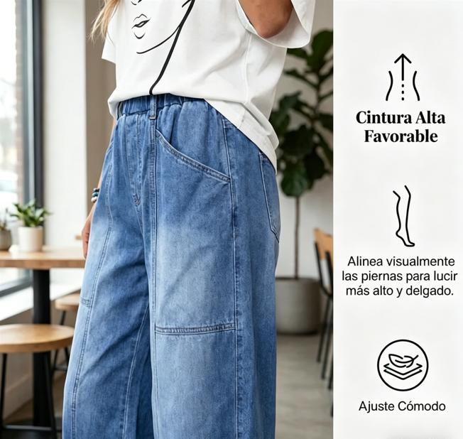 ⏰ ¡Oferta Limitada 50% OFF! 👖 Vaqueros Cortos Holgados con Cintura Elástica para Mujer – Comodidad y Estilo Todo el Día 🌸✨