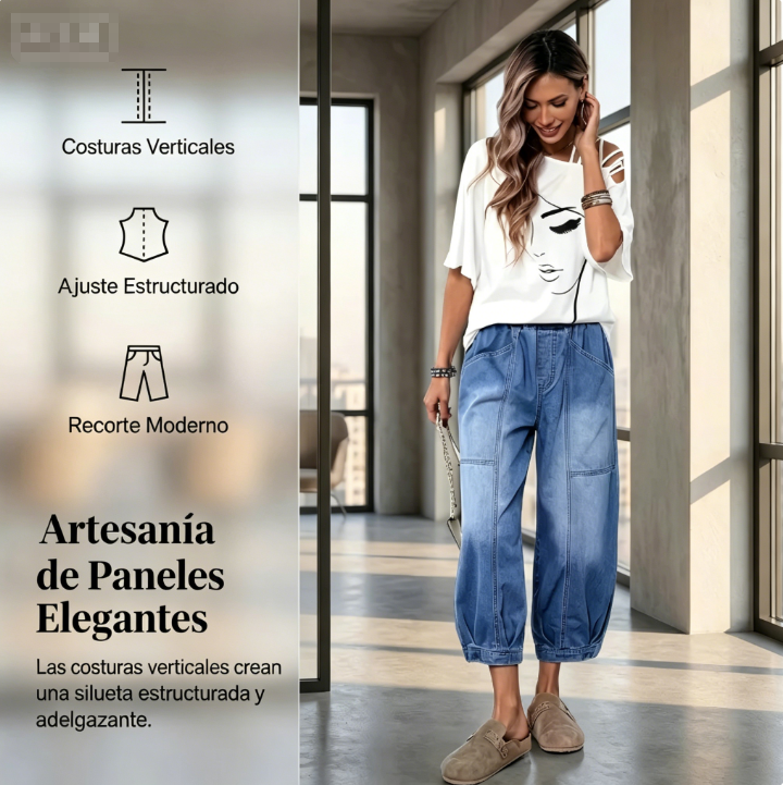 ⏰ ¡Oferta Limitada 50% OFF! 👖 Vaqueros Cortos Holgados con Cintura Elástica para Mujer – Comodidad y Estilo Todo el Día 🌸✨