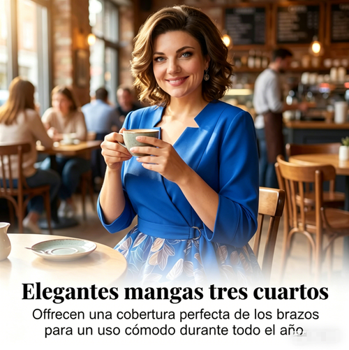 ⏰ ¡Oferta Limitada 50% OFF! 👗 Vestido Efecto Dos Piezas con Estampado de Hojas – Elegancia sin Esfuerzo en Cualquier Momento y Lugar ✨🍃