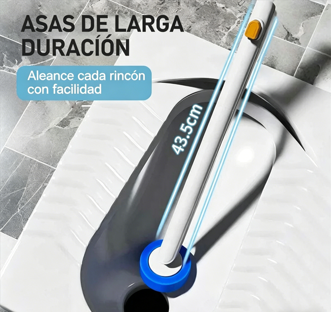 ⏰🔥 ¡Oferta Limitada 50% OFF! 🚽 Kit de Cepillo para Inodoro Desechable con Repuestos – Limpieza Fácil, Higiénica y Sin Esfuerzo ✨🧼