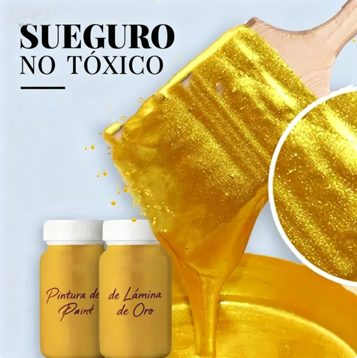 ⏰🔥 ¡Oferta Limitada 50% OFF! ✨ Pintura Bronceadora con Purpurina a Base de Agua – Efecto Brillo y Seguro para tus Proyectos 🌿🎨