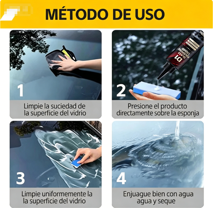 ⏰🔥 ¡Oferta Limitada 50% OFF! 💥 Pulidor Mágico para Cristales de Auto – Di Adiós a los Rayones y Recupera el Brillo ✨🚗