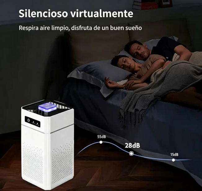 ⏰🔥 ¡Oferta Especial 50% OFF! 🌬️ Purificador de Aire para el Hogar – Respira Aire Limpio y Fresco ✨🏠