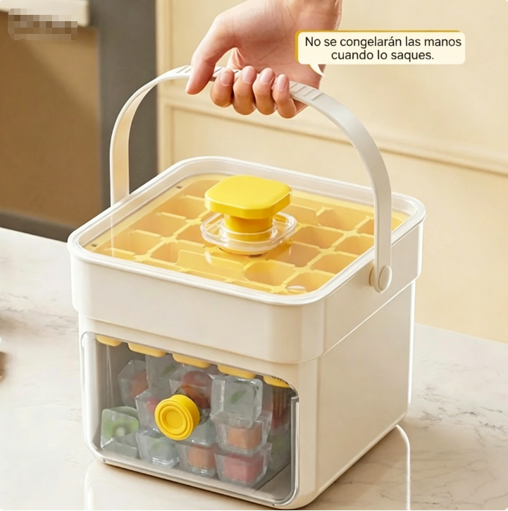 ⏰🔥 ¡Oferta Especial 50% OFF! 🧊 Cubitos de Hielo Instantáneos – Presiona y Disfruta en Segundos ✨❄️
