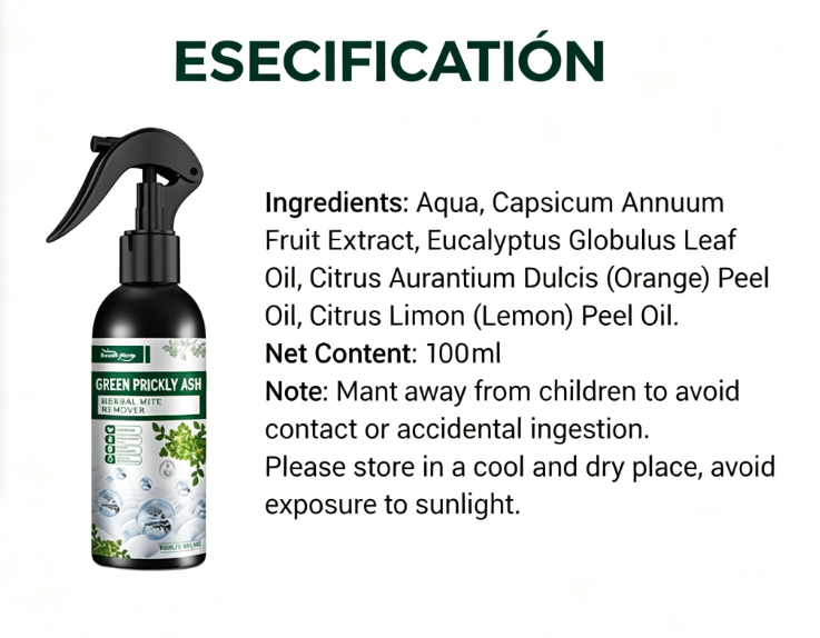 ⏰🔥 ¡Oferta Especial 50% OFF! 🐜 Power Repelente de Insectos – Control Instantáneo de Mosquitos y Moscas, Suave para la Piel 🌿🧴