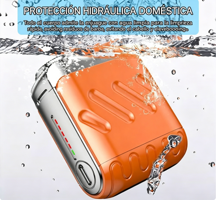 ⏰🔥 ¡Oferta Especial 50% OFF! 🪒 Afeitadora Eléctrica Portátil – Doble Anillo y Corte Preciso en Minutos ✨💈
