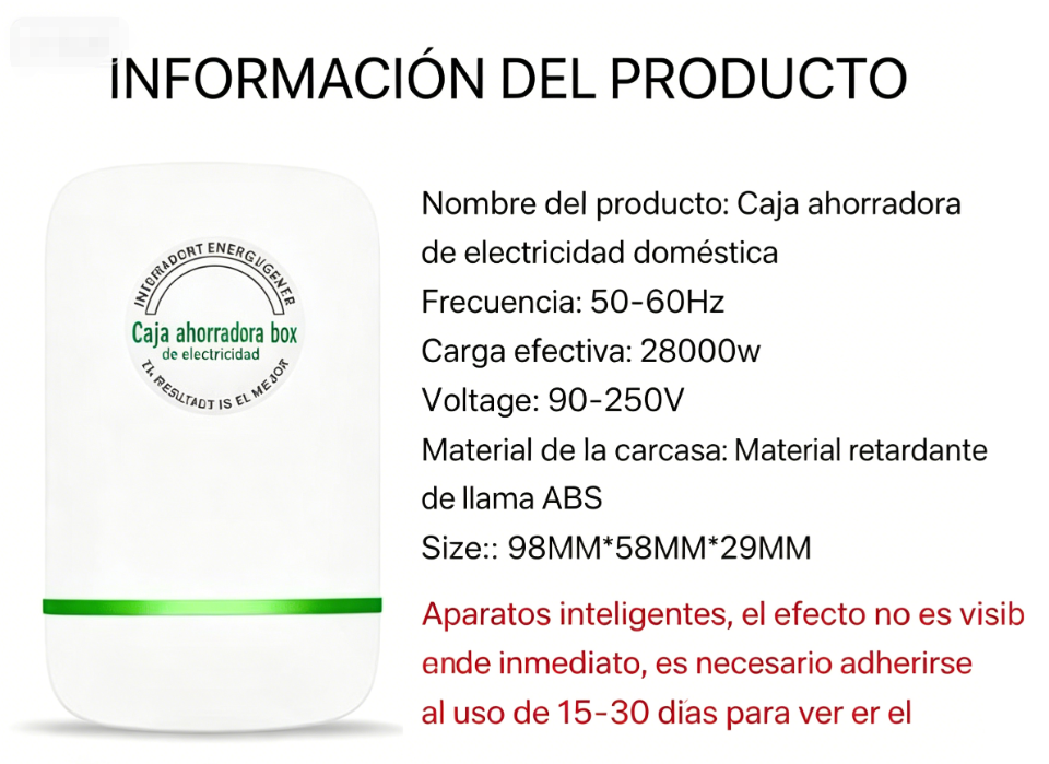 ⏰🔥 ¡Oferta Especial 50% OFF! ⚡ Caja Ahorro de Electricidad para Hogar – Reduce tu Consumo y Protege tus Aparatos 🏠💡