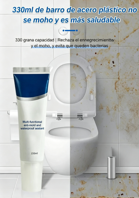 ⏰🔥 ¡Oferta Especial 50% OFF! 🏠 Sellador Multifuncional – Impermeable y Antimoho para Hogar y Baño ✨💦