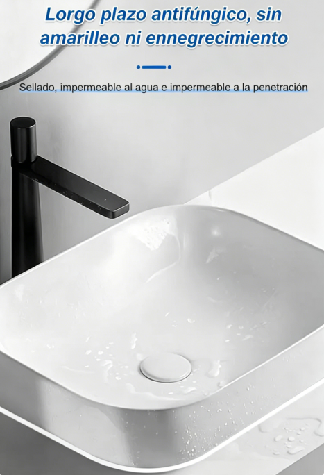 ⏰🔥 ¡Oferta Especial 50% OFF! 🏠 Sellador Multifuncional – Impermeable y Antimoho para Hogar y Baño ✨💦