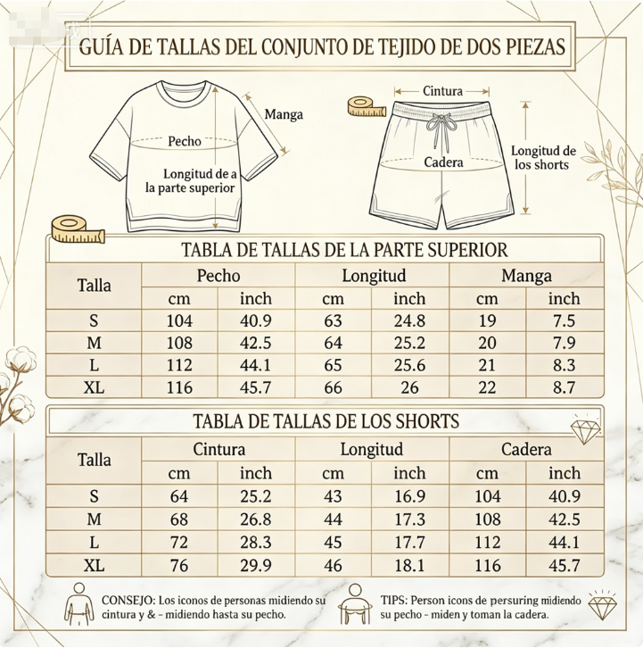 ⏰🔥 ¡Oferta Especial 50% OFF! 👗 Conjunto de Dos Piezas Elástico – Comodidad y Estilo para Mujeres de Talla Grande ✨💖