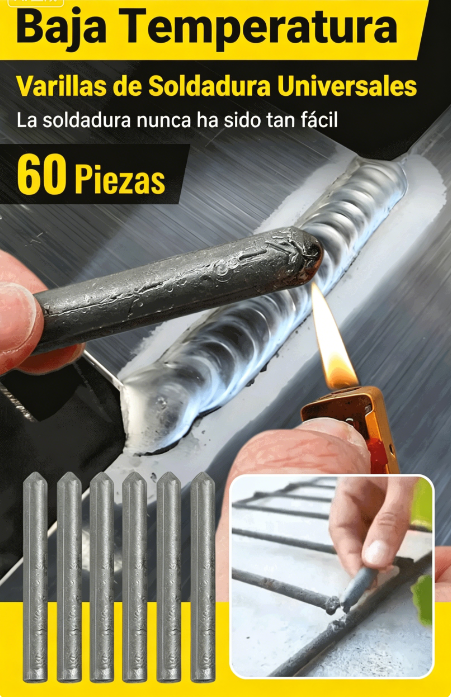 ⏰🔥 ¡Oferta Especial 50% OFF! 🛠️ Varilla de Soldadura Universal – Rendimiento Óptimo a Bajas Temperaturas ✨💪