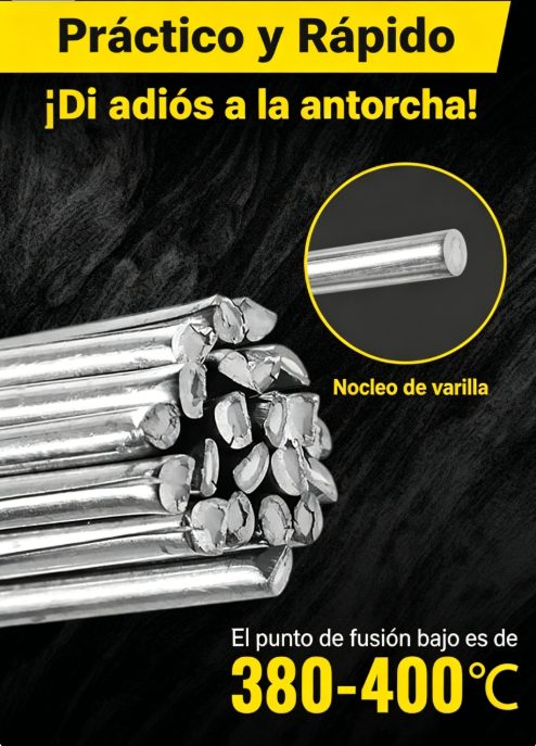 ⏰🔥 ¡Oferta Especial 50% OFF! 🛠️ Varilla de Soldadura Universal – Rendimiento Óptimo a Bajas Temperaturas ✨💪
