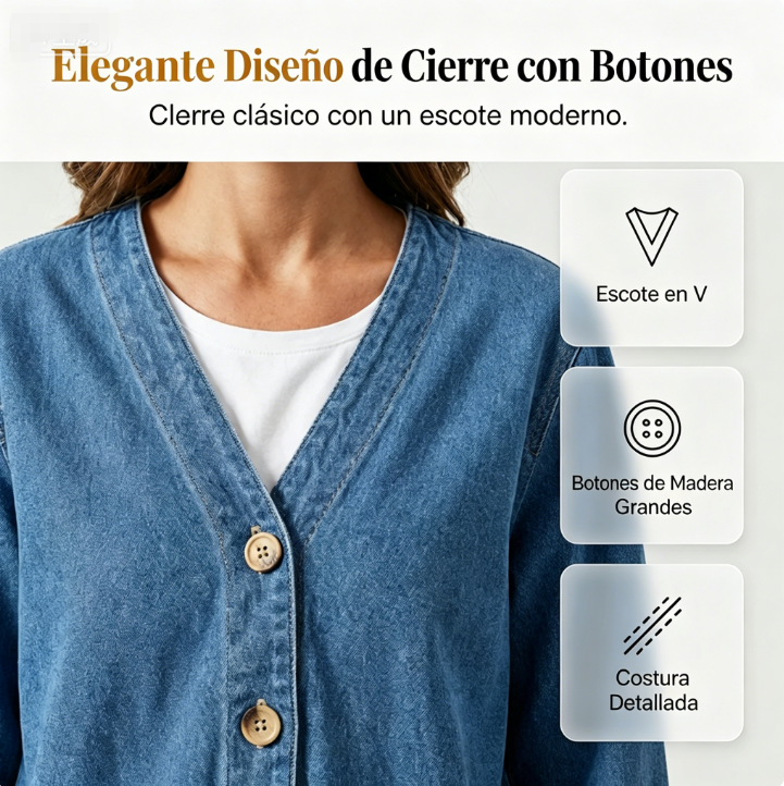 ⏰🔥 ¡Oferta Especial 50% OFF! 🧥 Chaqueta Vaquera Clásica – Estilo Atemporal y Comodidad Todo el Día 🍊✨