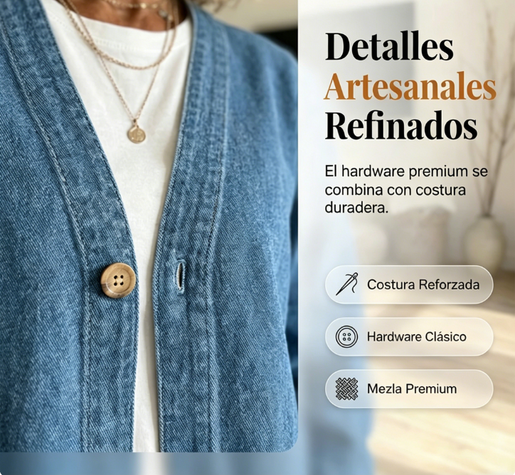 ⏰🔥 ¡Oferta Especial 50% OFF! 🧥 Chaqueta Vaquera Clásica – Estilo Atemporal y Comodidad Todo el Día 🍊✨