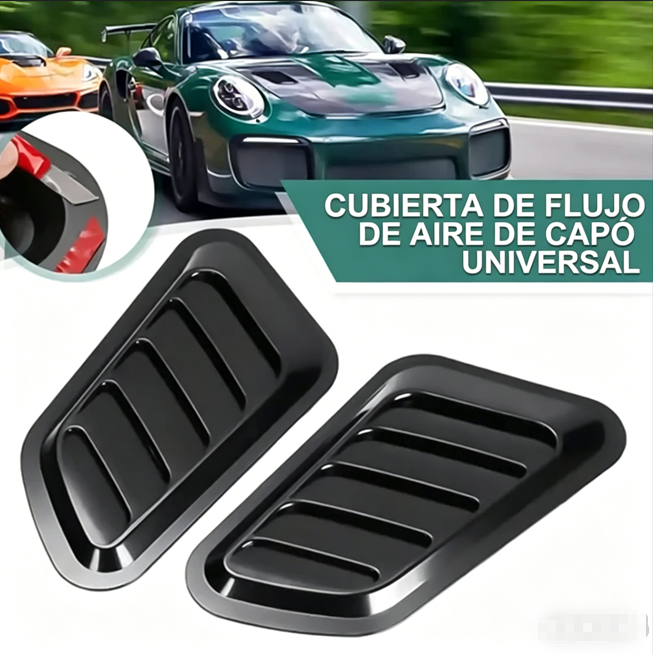 ⏰🔥 ¡Oferta Especial 50% OFF! 🚗 Decoración Universal para Ventilación del Capó – Estilo y Protección en un Solo Toque ✨💎