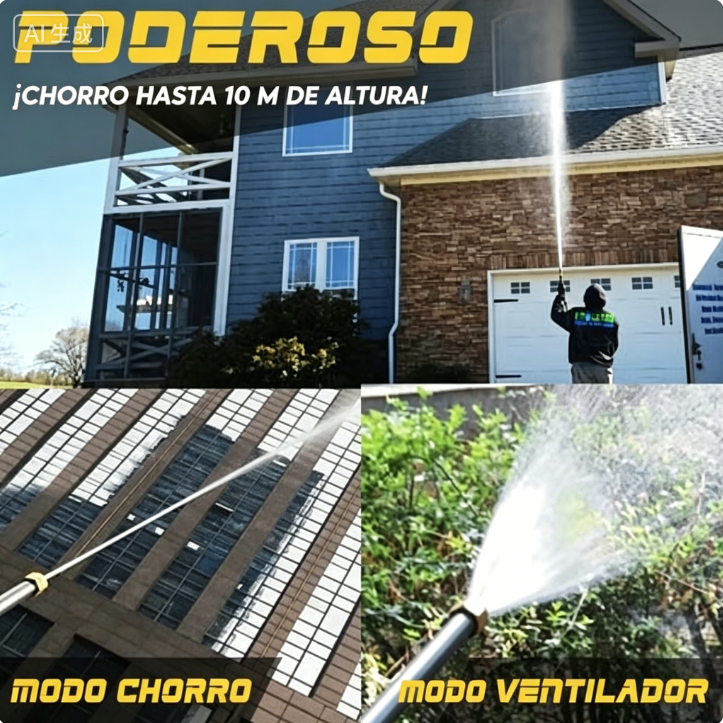 ⏰🔥 ¡Oferta Especial 50% OFF! 💦 Hidrolavadora 2 en 1 – Limpieza Potente y Rápida sin Esfuerzo ⚡✨