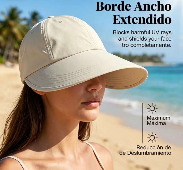 ⏰🔥 ¡Oferta Especial 50% OFF! 🎁 Sombrero de Béisbol de Ala Ancha – Protección Solar y Estilo para Todas tus Aventuras ☀️👒