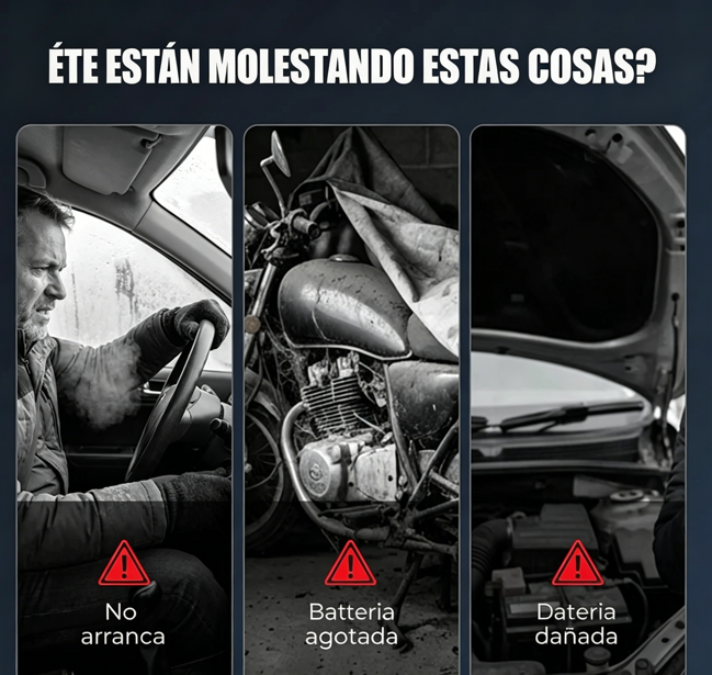 ⏰🔥 ¡50% DE DESCUENTO POR TIEMPO LIMITADO! ⚡ Cargador de Batería Automático 1.5A – Compatible 6V/12V y Seguro para tu Auto 🚗🔋