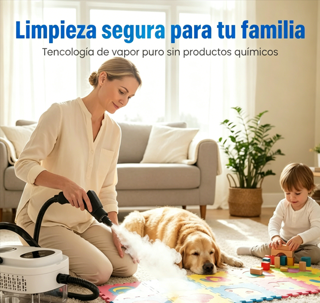 ⏰🔥 ¡50% DE DESCUENTO POR TIEMPO LIMITADO! 🏠 Limpiador a Vapor Multifuncional – Alta Temperatura, Higiene y Comodidad en tu Hogar ✨💧
