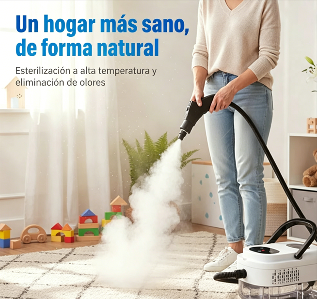 ⏰🔥 ¡50% DE DESCUENTO POR TIEMPO LIMITADO! 🏠 Limpiador a Vapor Multifuncional – Alta Temperatura, Higiene y Comodidad en tu Hogar ✨💧