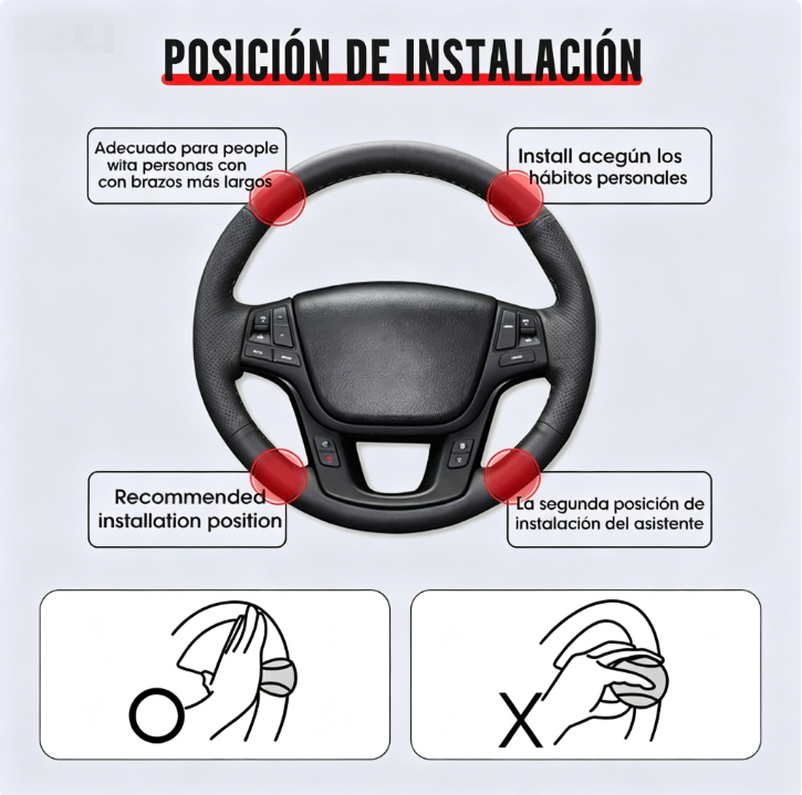 ⏰🔥 ¡50% DE DESCUENTO POR TIEMPO LIMITADO! 🚗 Pomo de Servodirección – Conduce sin Esfuerzo y Disfruta de Máxima Comodidad ✨💺