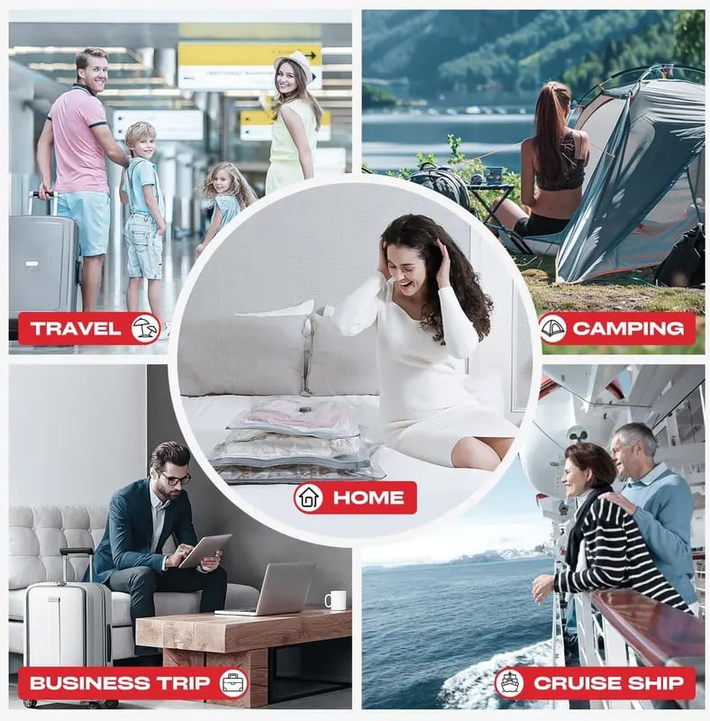 ⏰🔥 ¡50% DE DESCUENTO POR TIEMPO LIMITADO! 🧳✨ Juego de Bolsas de Compresión al Vacío – Ahorra Espacio y Organiza tu Maleta Fácilmente 💼💖