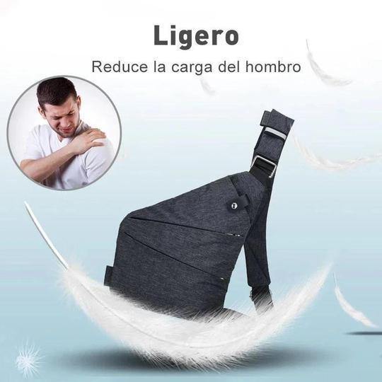 Bolso Cinturón Multifunción Diseño Geométrico Aura Prisma Camino, Comodidad y Seguridad Antirrobo