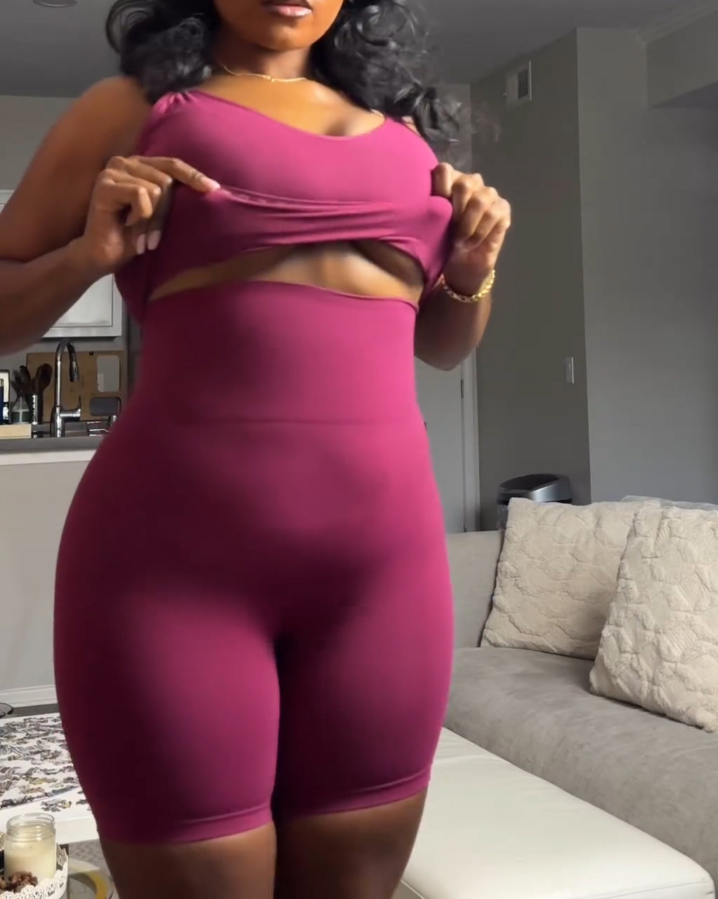 Shorts Modeladores Sin Costuras para Muslos, Cintura Alta, Control de Abdomen y Levanta Glúteos