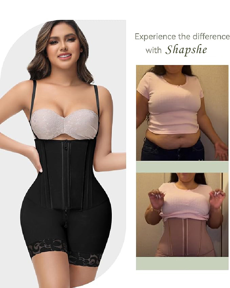 Shapshe® Faja Moldeadora BBL de Alta Compresión con Cinturón Extremo para la Cintura
