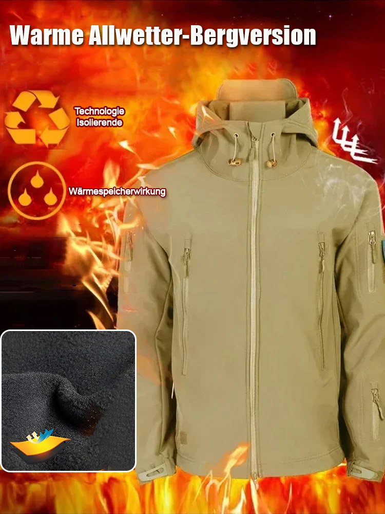 🧥❄️ Conjunto Táctico Softshell de Chaqueta y Pantalones – Impermeable, Antiviento y Aislante, Listo para Invierno y Terreno Exigente 🏔️🔥
