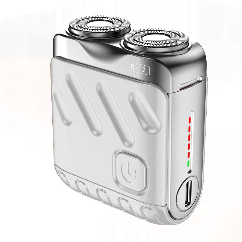 ⏰🔥 ¡Oferta Especial 50% OFF! 🪒 Afeitadora Eléctrica Portátil – Doble Anillo y Corte Preciso en Minutos ✨💈