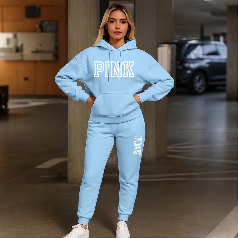 👚✨ Conjunto de Sudadera con Capucha Oversize y Pantalones de Chándal para Mujer – Comodidad y Estilo Casual para tu Día a Día 🌸💖