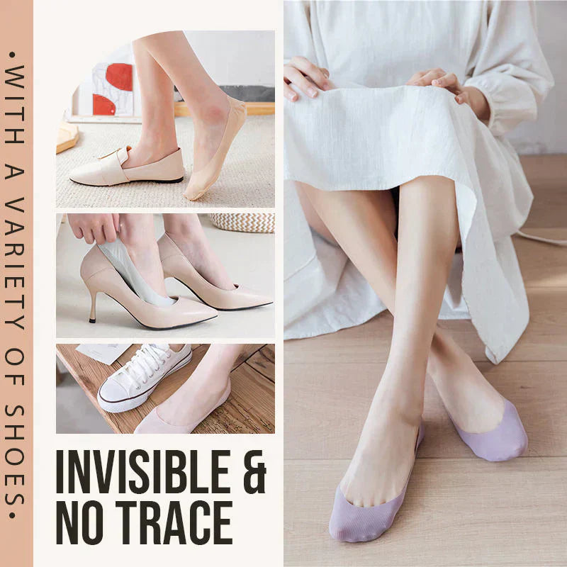 Calcetines Invisibles Antideslizantes De Seda De Hielo