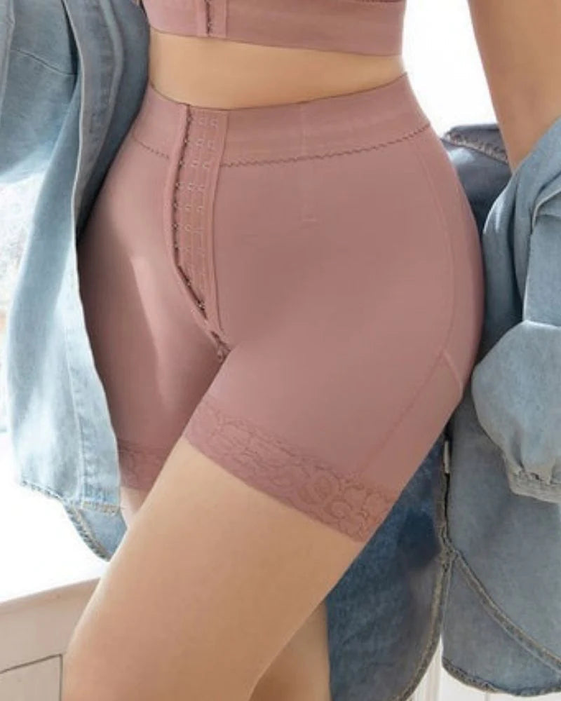 Shapshe® Faja Moldeadora para Mujer RosyBrown con Control de Abdomen, Levanta Glúteos y Panty Reductor