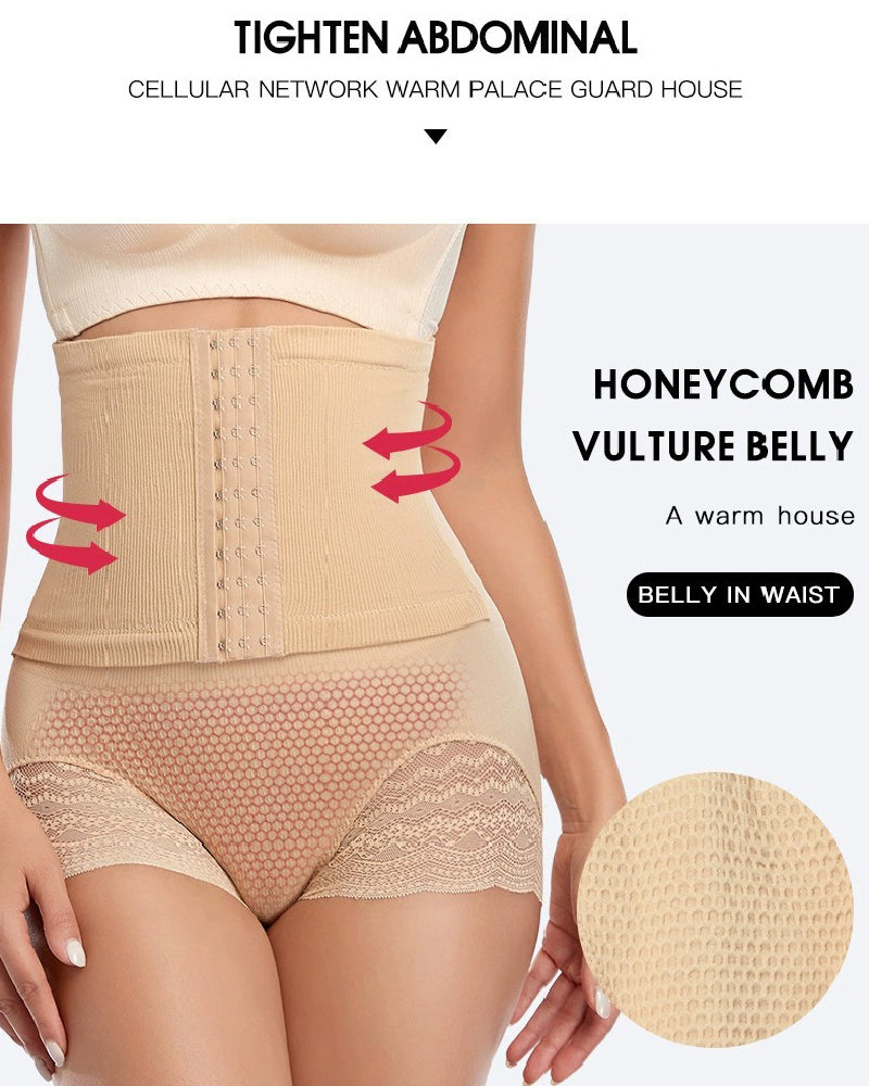 Panties Moldeadores de Cintura Alta con Control Firme del Abdomen y Cinturón Envolvente
