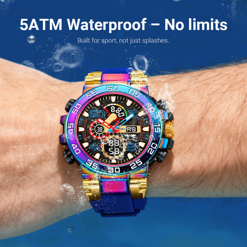 ⌚🔥 ¡50% OFF por Tiempo Limitado! Reloj Inteligente LED Impermeable – 7 Modos Deportivos + Monitor de Sueño | Batería Duradera 💥✨
