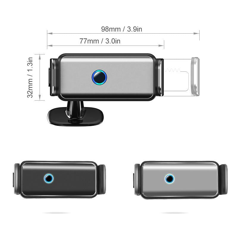 Soporte para teléfono adaptable con rotación de 360 grados