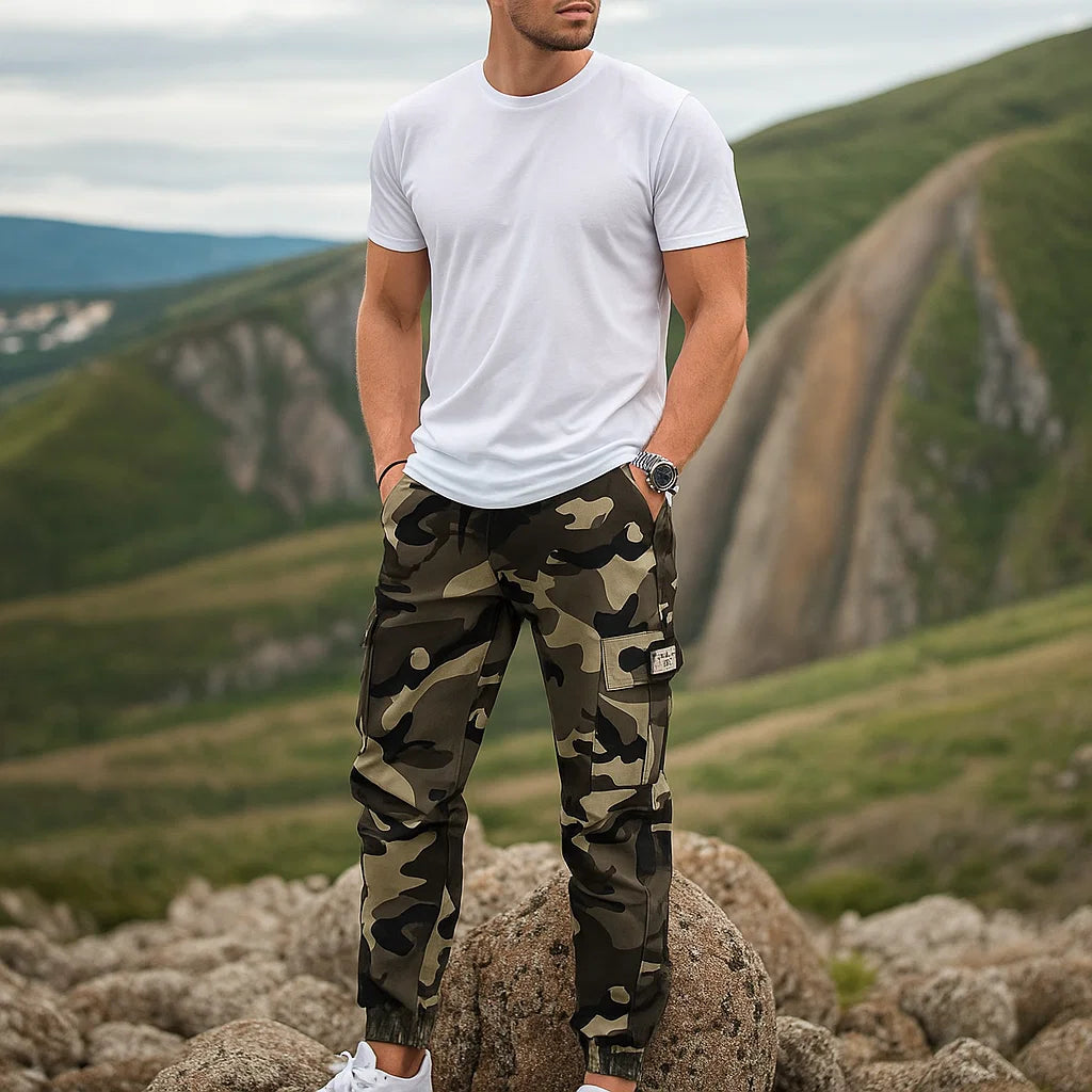👖 Pantalones de Trabajo Tácticos Resistentes – Nailon-Algodón Duradero, Multibolsillos, Ideales para Exteriores y Trabajo 💪🔧🌲