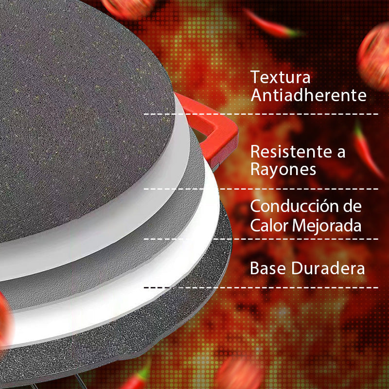 🔥 ¡50% DE DESCUENTO! 🔥 Sartén Eléctrica Portátil 🔌 – Cocina Fácil y Rápida, Ideal para Departamentos, Campings y Viajes 🍳🏕️