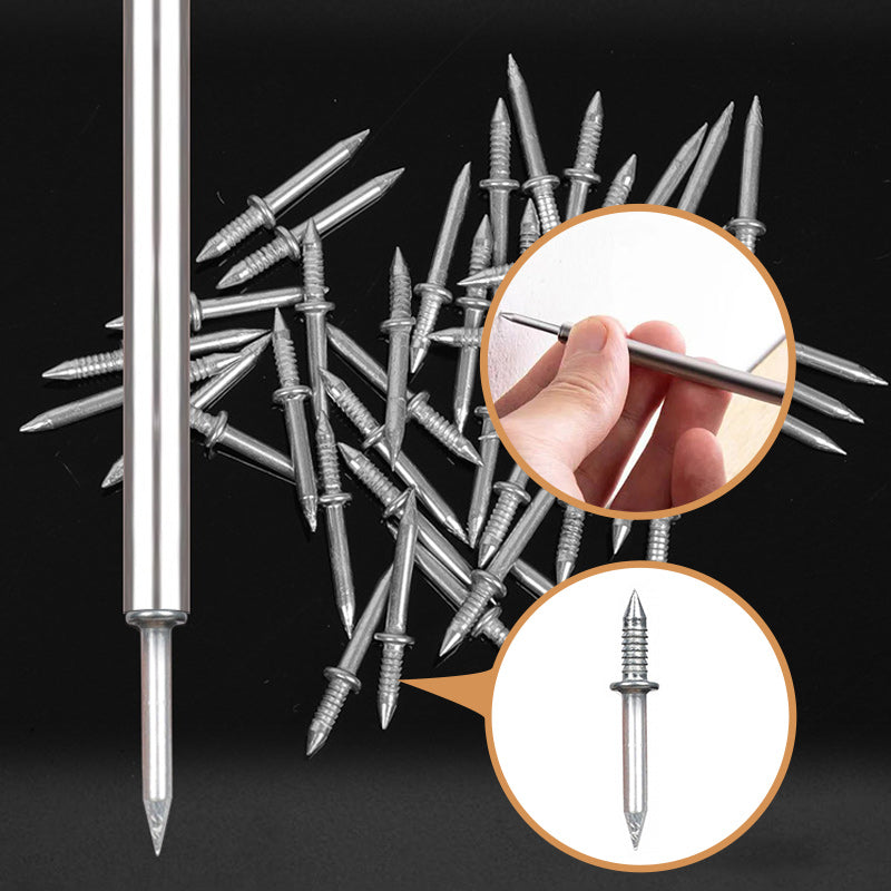 🔩✨ Clavos Invisibles de Doble Cabeza para Zoclos – Fijación Firme, Acabado Limpio y Profesional 🏠🛠️ Instalación Discreta • Ajuste Preciso • Resultado Estético Perfecto 👌