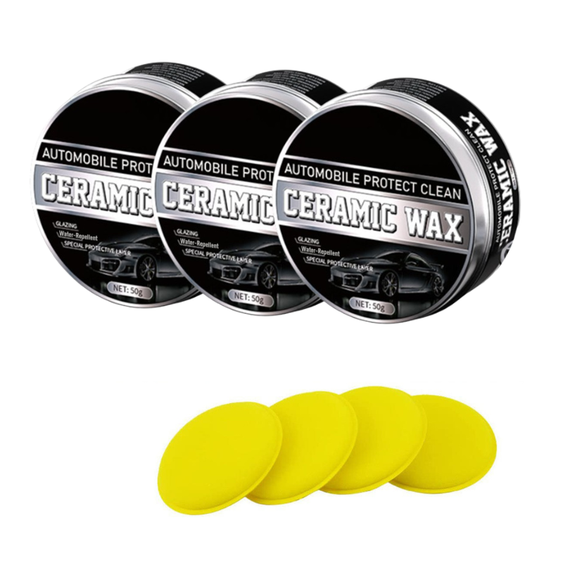 🚗 Pasta de Cera de Titanio Cerámica 2 en 1 – Pulido y Protección Profesional para Autos con Brillo Duradero ✨🛡️