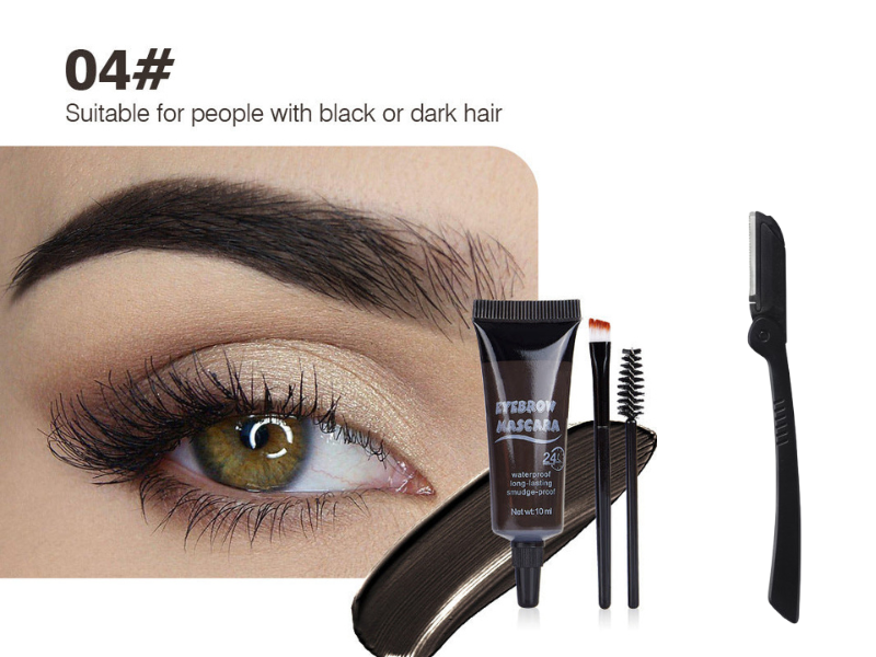 🌟✨ Tinte para Cejas Waterproof de 24H – Fórmula Natural, Resistente al Agua, ¡Con Cepillo Incluido para un Diseño Perfecto! 🖌️💖