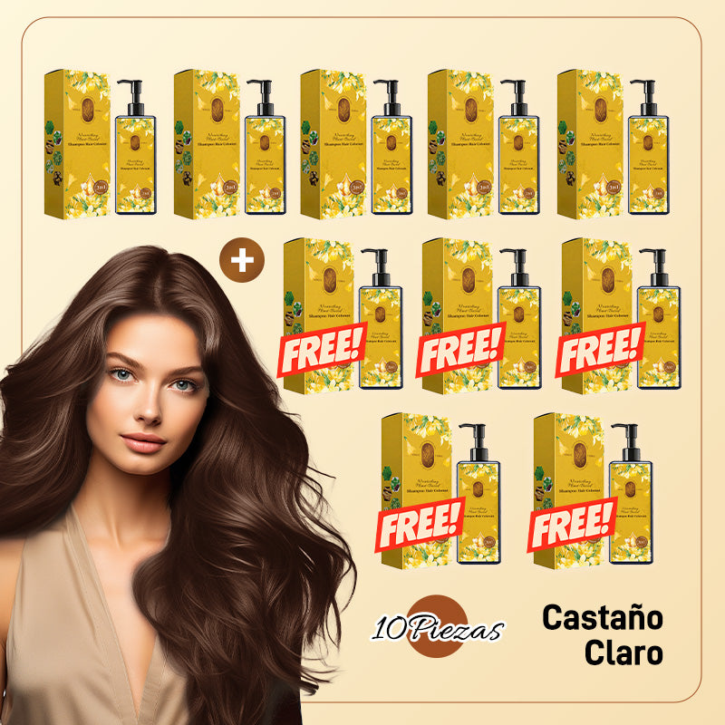 ⏰🔥 ¡50% DE DESCUENTO POR TIEMPO LIMITADO! 🌿✨ Tinte Capilar Nutritivo – Color Radiante y Cabello Suave Naturalmente 💇‍♀️💖