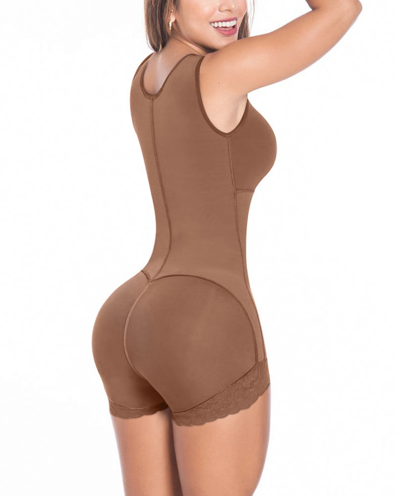 Shapshe® Faja Moldeadora de Cuerpo Completo para Mujer Postparto con Control de Abdomen y Cierre de Cremallera