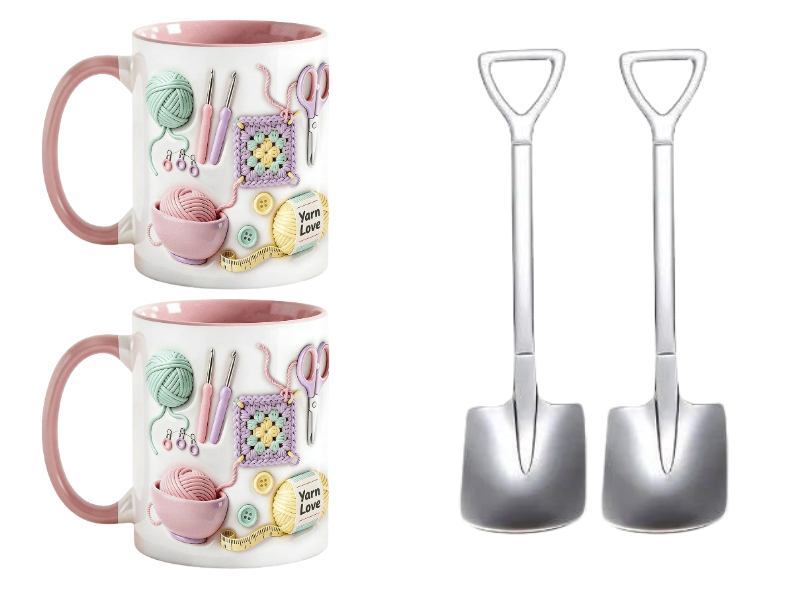 ⏰🔥 ÚLTIMO DÍA – ¡50% DE DESCUENTO! 🏆 Taza Yarn Love – Regalo Perfecto para Artesanos y Almas Creativas 💖 Más de 50.000 Unidades Vendidas ⚡ Casi Agotadas 💥