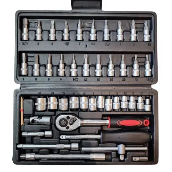 🔧✨ PowerTool Max 46™: Todo lo que Necesitas en un Solo Estuche – Herramientas Multifuncionales para Cada Proyecto 💪🔩