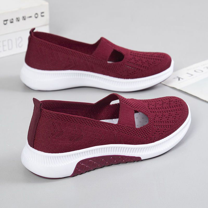 🌸2024 nuevos zapatos antideslizantes planos de fondo suave🌸