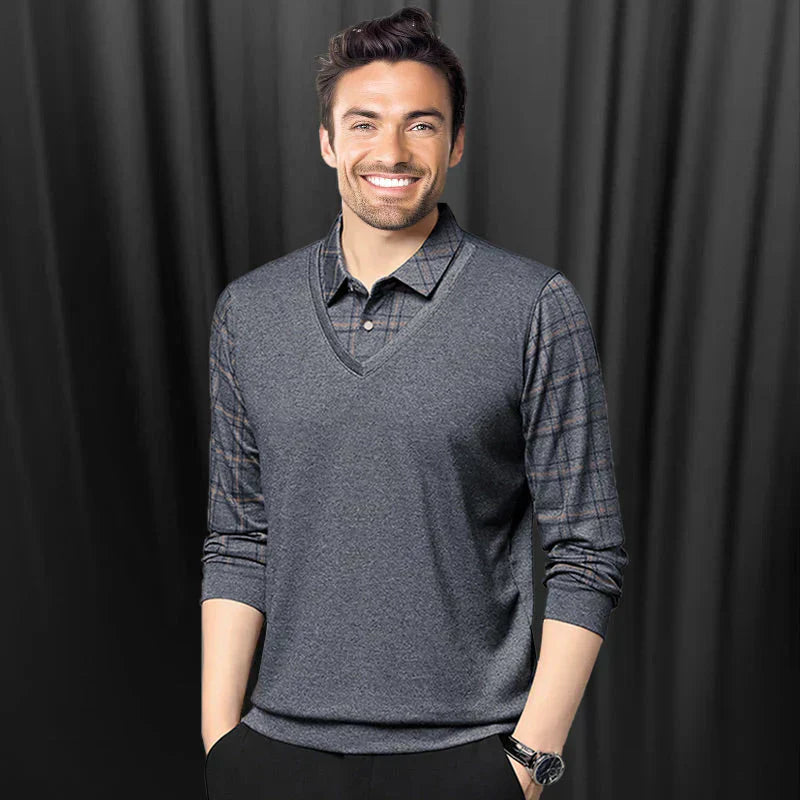 👔 Camisas Casuales de Manga Larga para Hombre – Conjunto de Dos Piezas para un Look Moderno y Cómodo ✨👕